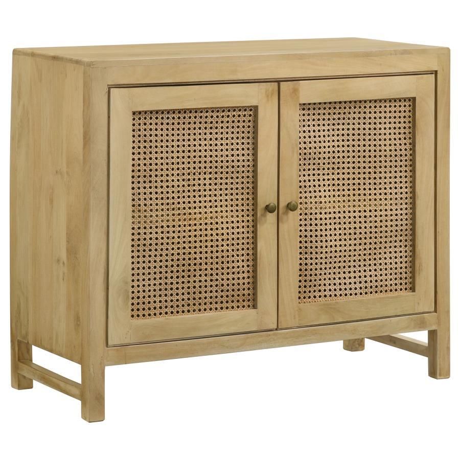 Zamora - Rectangular 2-Door Accent Cabinet - Natural