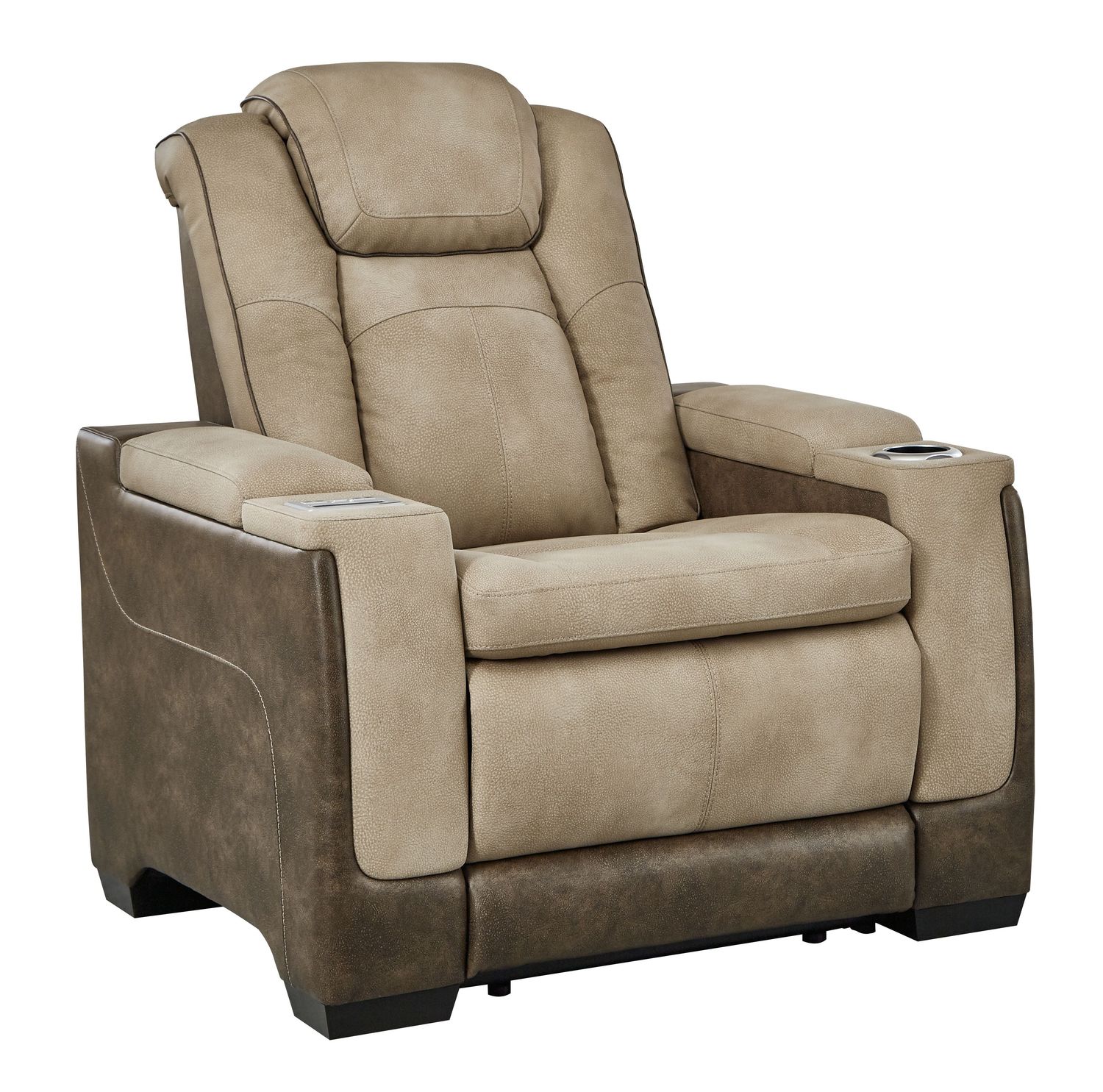 Next-gen Durapella - Light Brown - Pwr Recliner/Adj Headrest