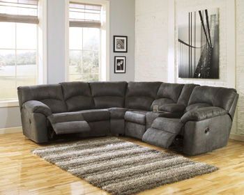 Tambo - Pewter - Laf Reclining Loveseat