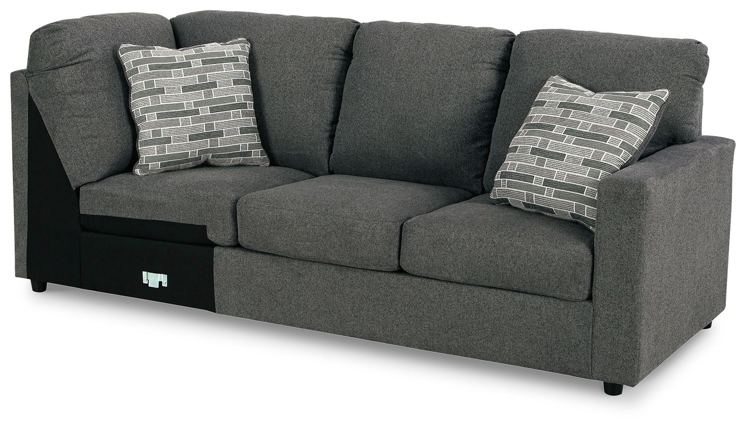 Edenfield - Charcoal - Raf Sofa W/Corner Wedge
