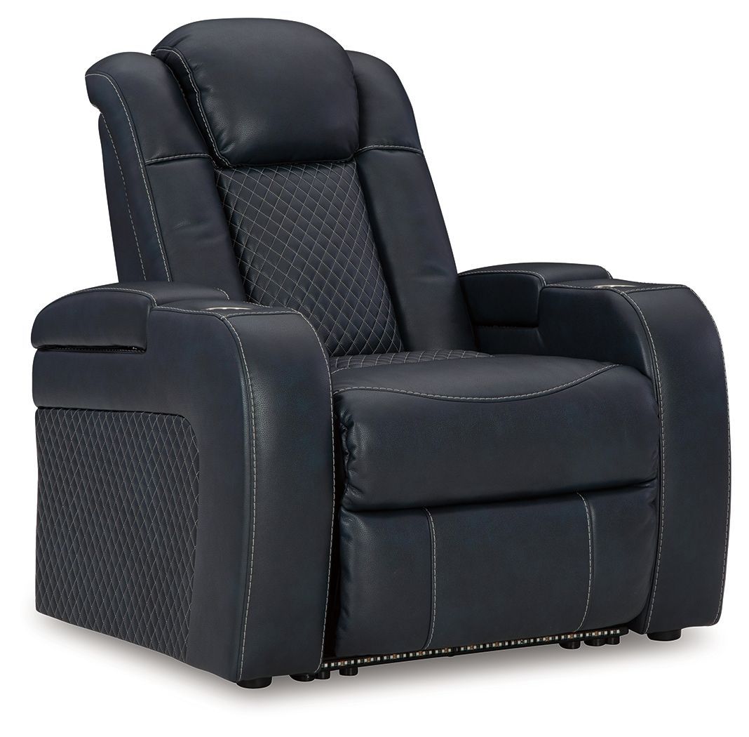 Fyne-dyme - Sapphire - Power Recliner/Adj Headrest