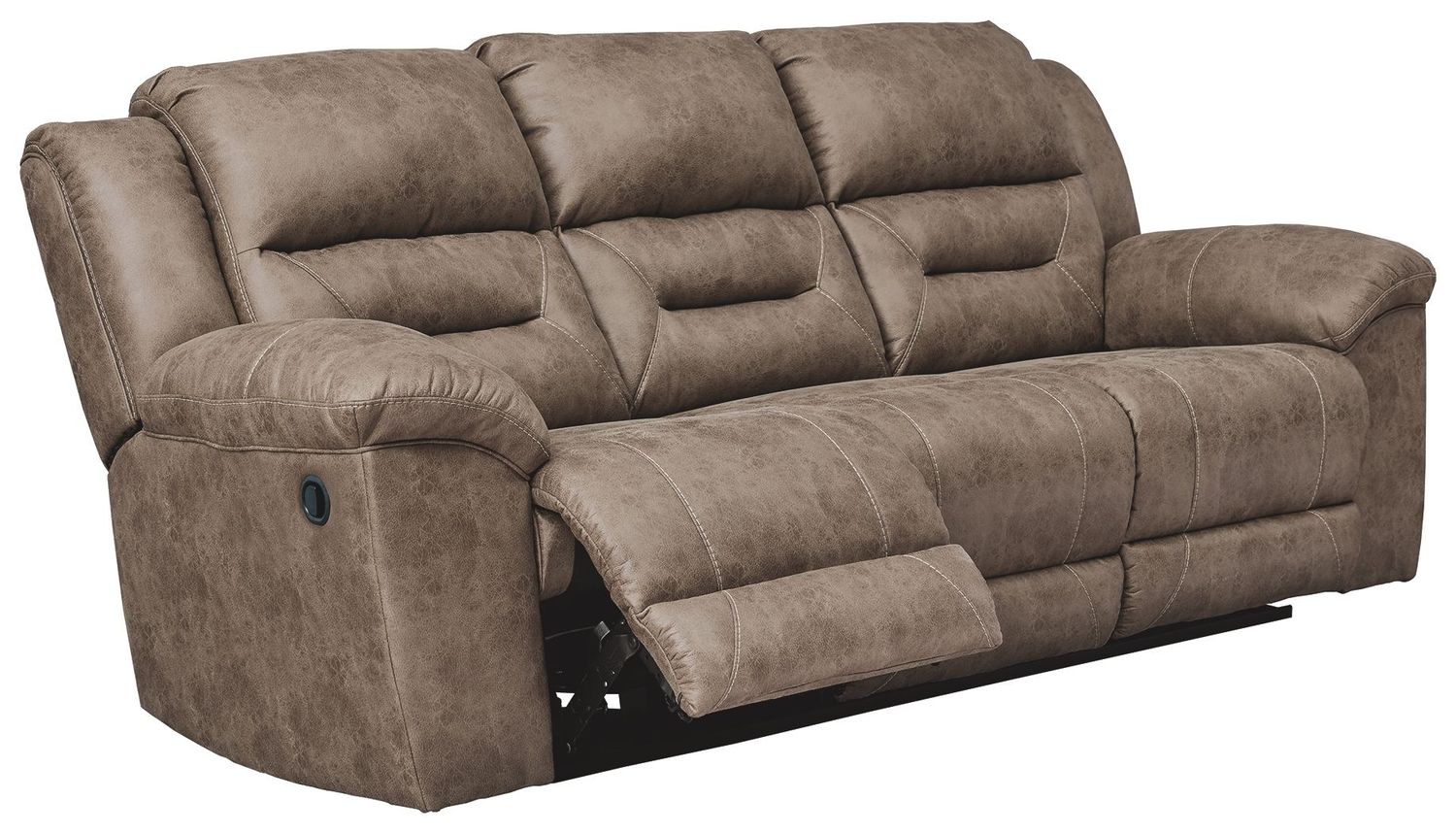 Stoneland - Light Brown - Reclining Sofa