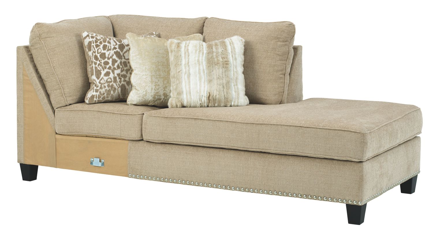 Dovemont - Putty - Right Arm Facing Corner Chaise