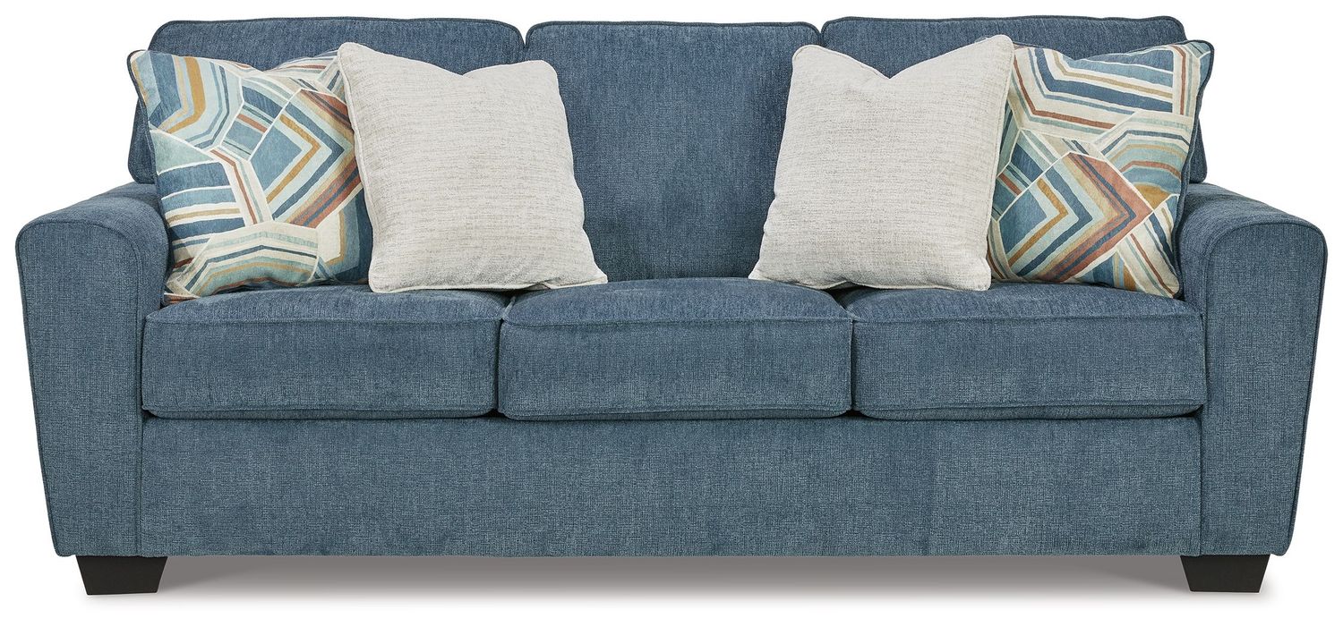 Cashton - Blue - Queen Sofa Sleeper