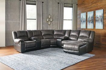 Nantahala - Slate - Console With Storage