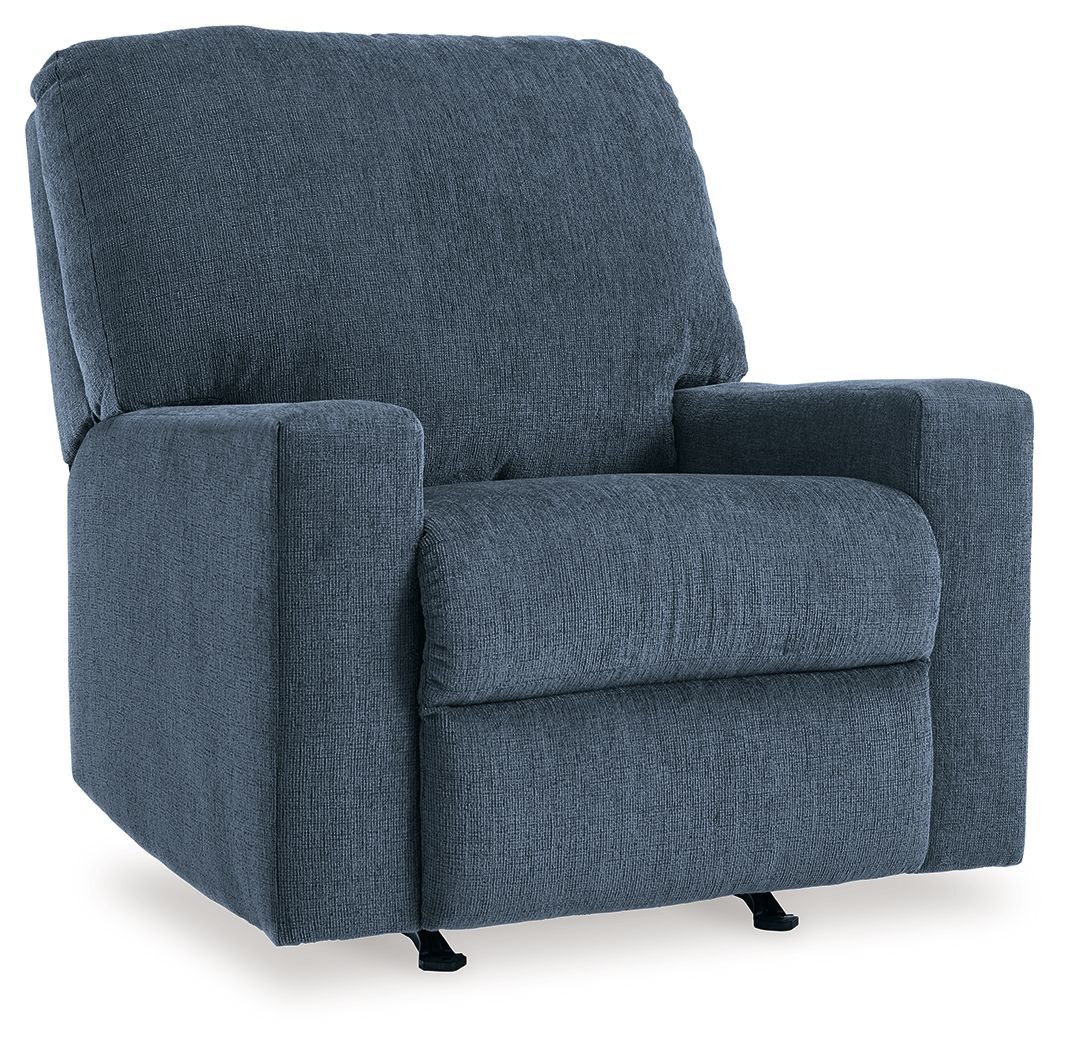 Rannis - Navy - Rocker Recliner