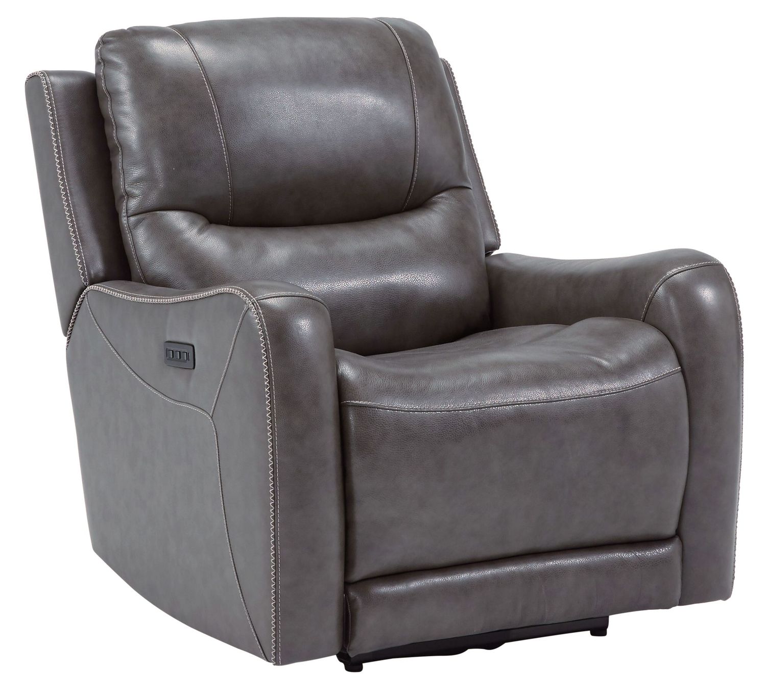 Galahad - Smoke - Zero Wall Recliner W/pwr Hdrst