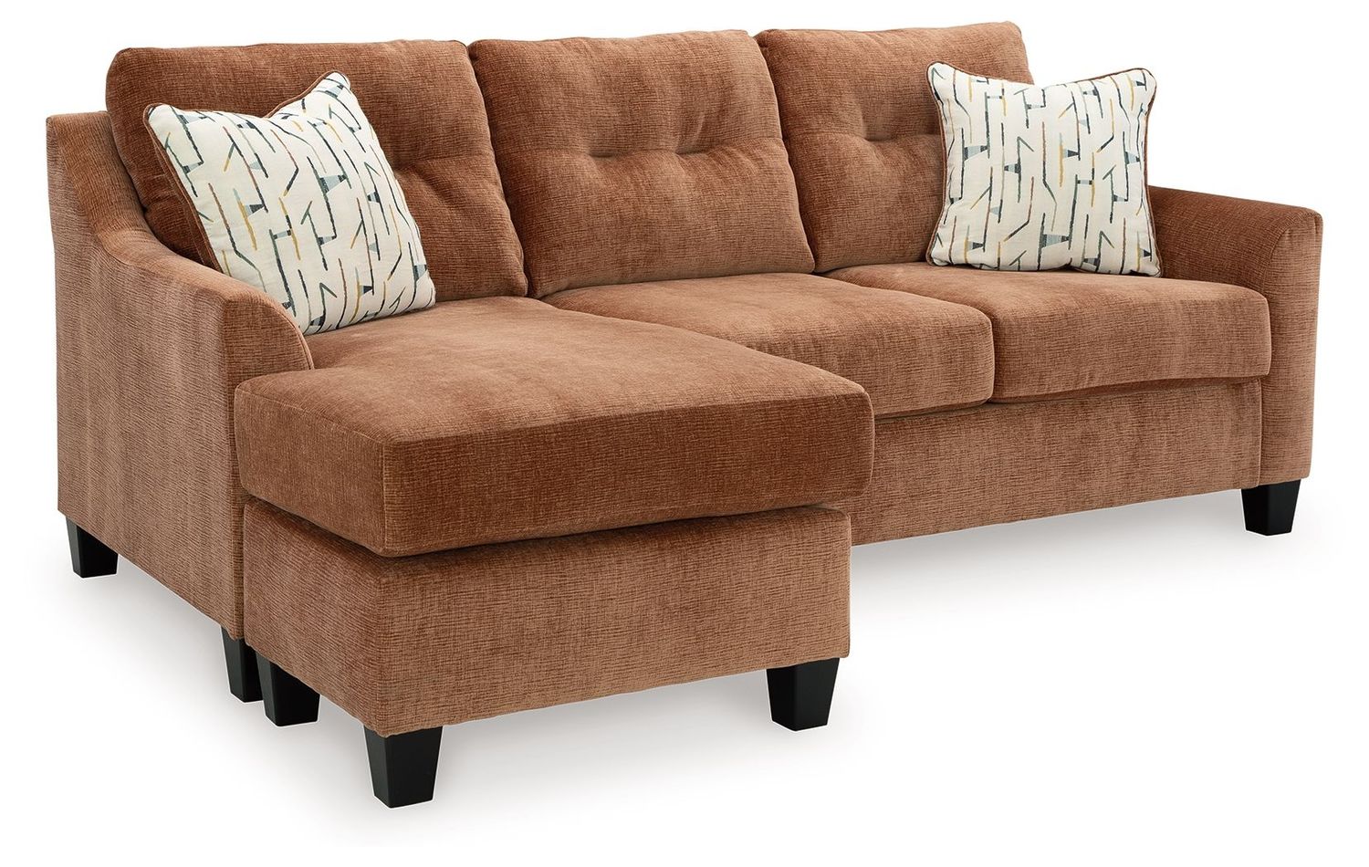 Amity Bay - Clay - Sofa Chaise Queen Sleeper