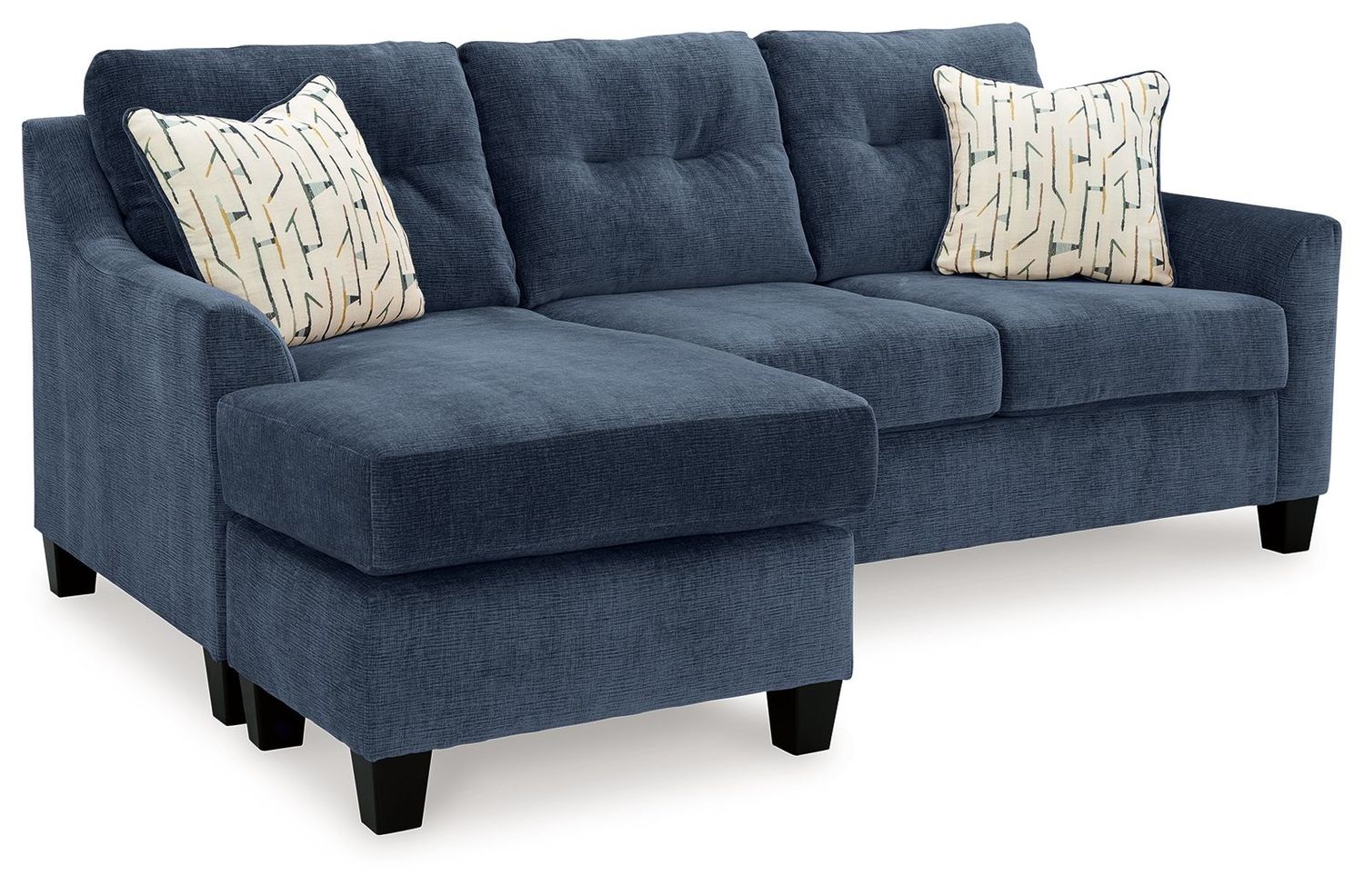 Amity Bay - Ink - Queen Sofa Chaise Sleeper