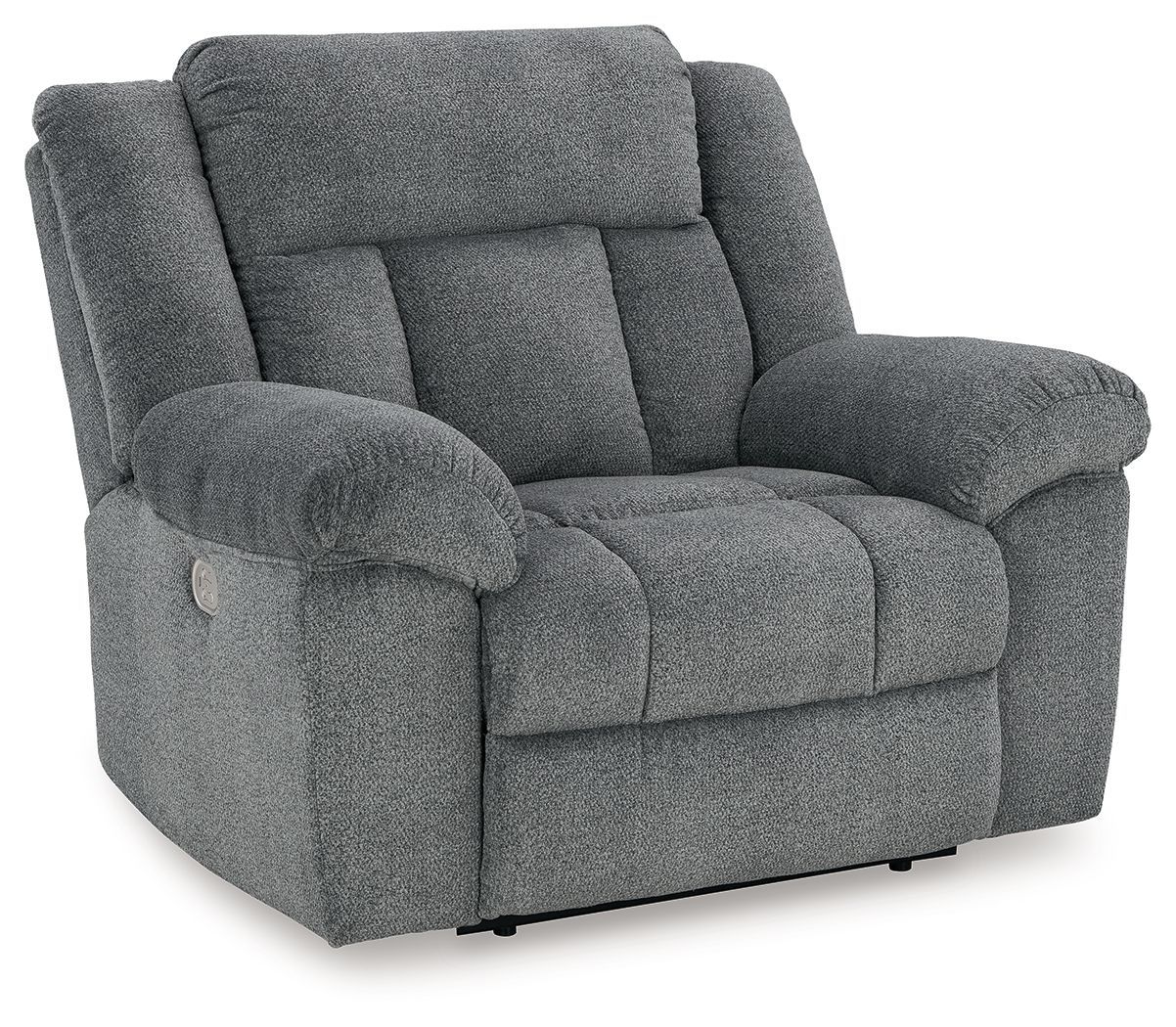Tip-off - Slate - Power Recliner With Adj Headrest
