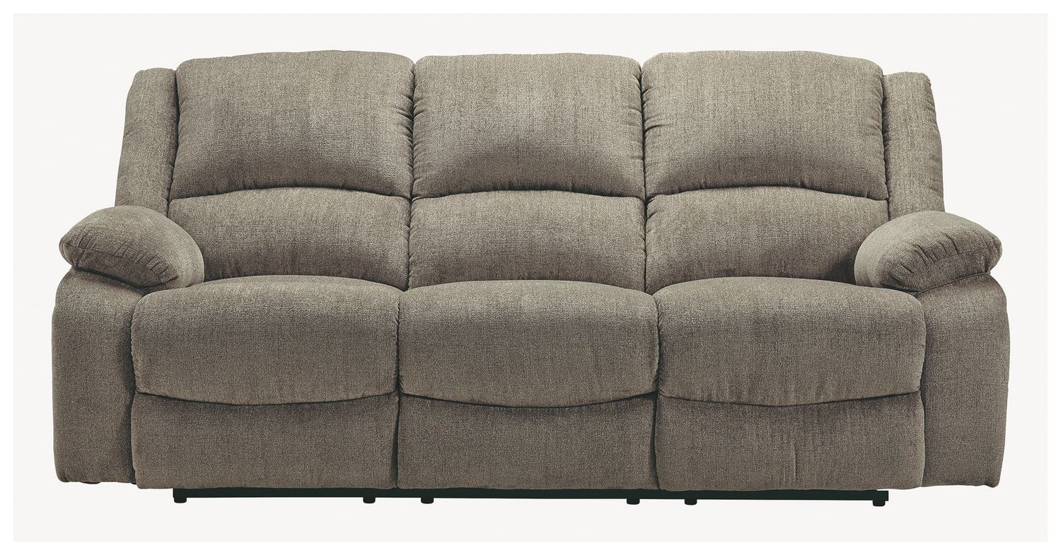 Draycoll - Light Gray - Reclining Sofa