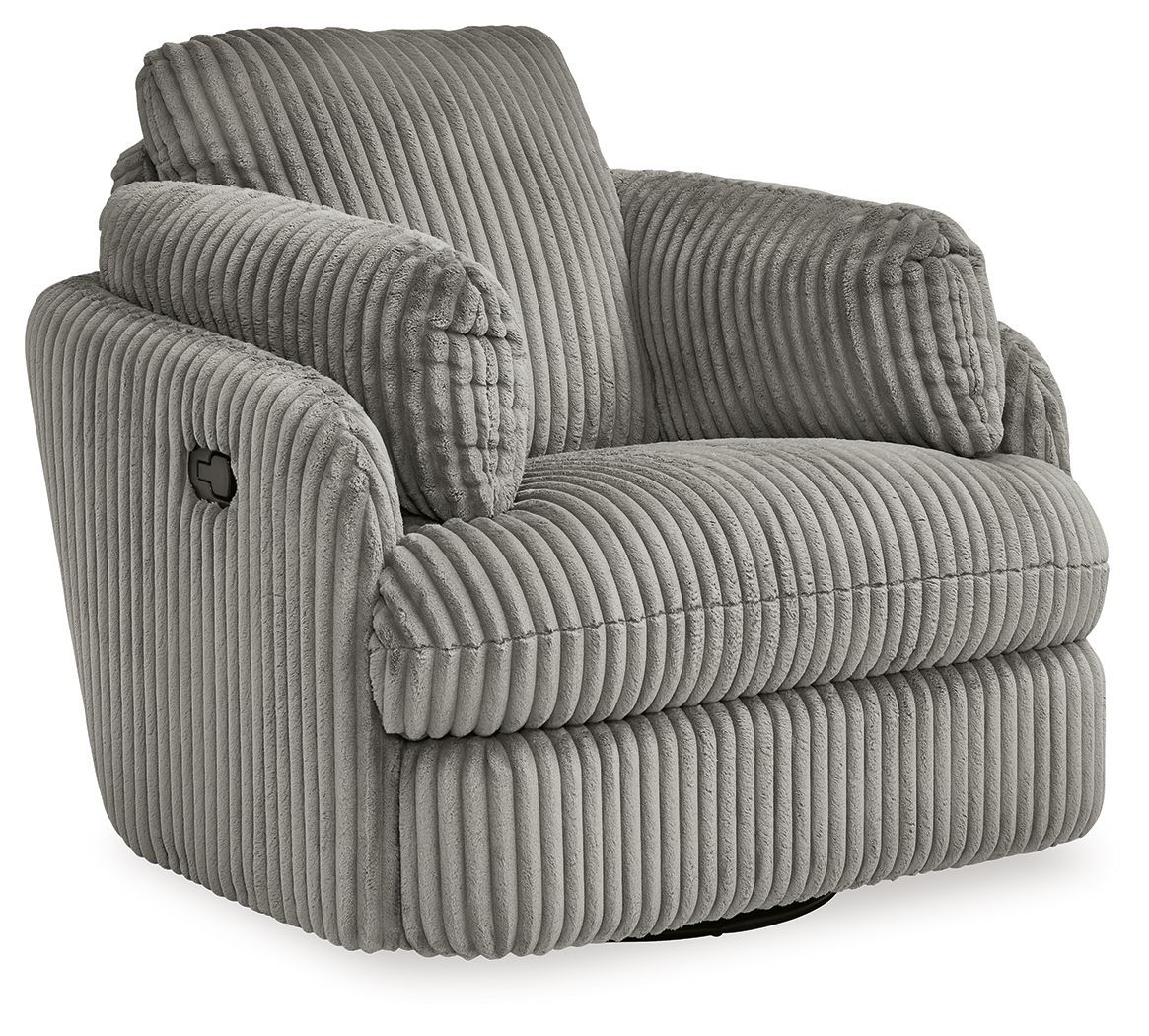 Tie-breaker - Fog - Swivel Glider Recliner