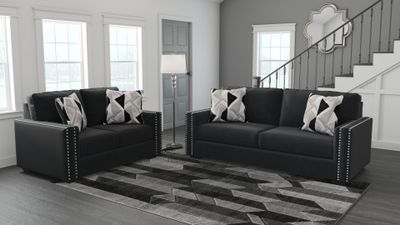 Gleston - Onyx - 2 Pc. - Sofa, Loveseat