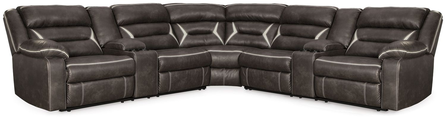 Kincord - Midnight - 3-Piece Power Reclining Sectional