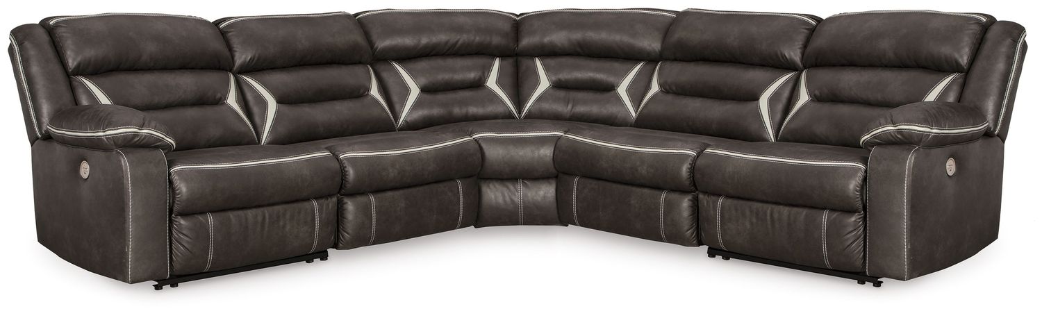 Kincord - Midnight - 5-Piece Power Reclining Sectional