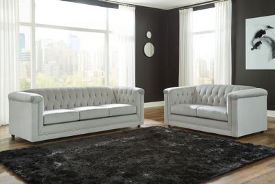 Josanna - Gray - 2 Pc. - Sofa, Loveseat