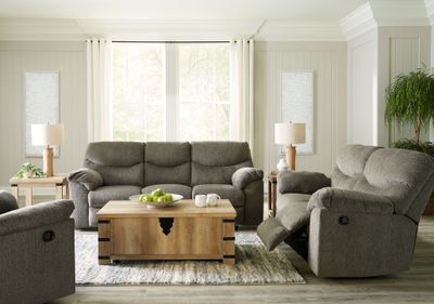 Alphons - Putty - 3 Pc. - Reclining Sofa, Loveseat, Rocker Recliner