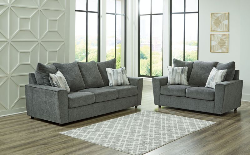 Stairatt - Gravel - 2 Pc. - Sofa, Loveseat