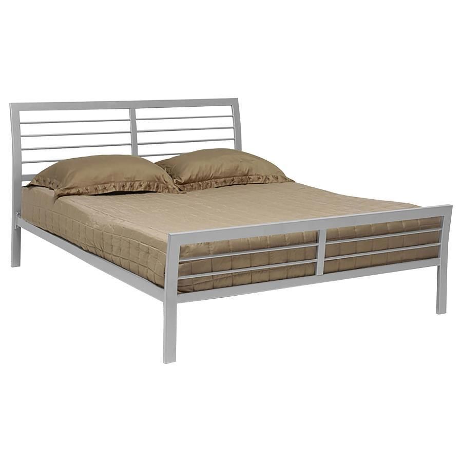 Cooper - Full Metal Bed - Silver