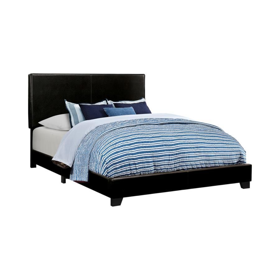 Dorian - Upholstered Full Bed - Black