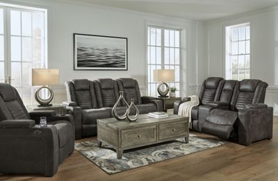 Soundcheck - Storm - 3 Pc. - Power Reclining Sofa, Loveseat, Recliner