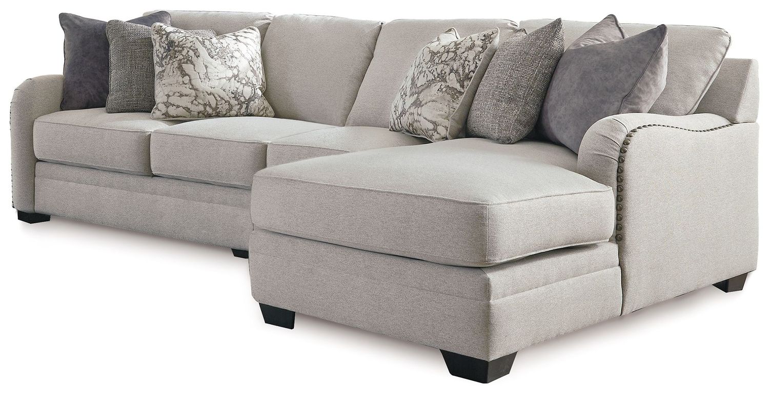Dellara - Chalk - 3-Piece Sectional With Raf Corner Chaise