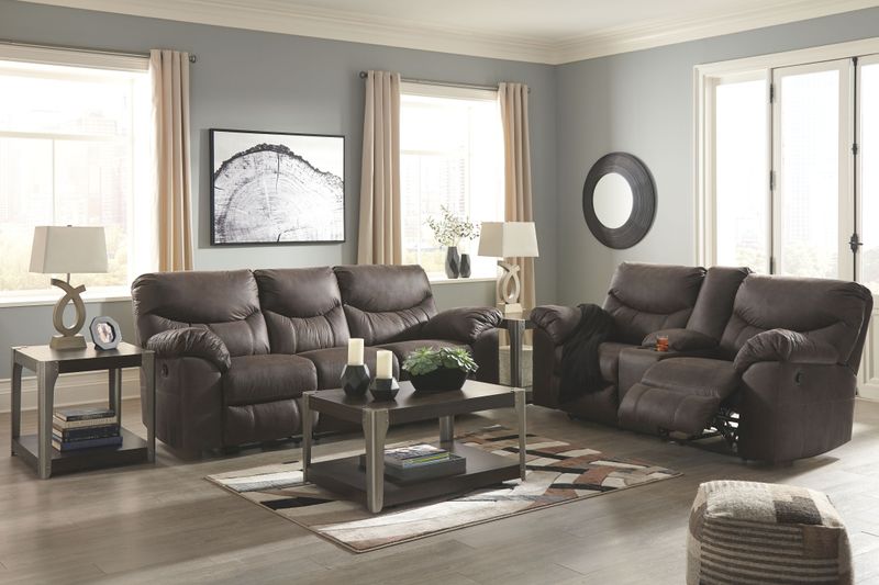 Boxberg - Teak - 2 Pc. - Reclining Sofa, Loveseat