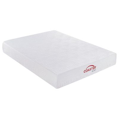 Key - Twin Long Memory Foam Mattress - White