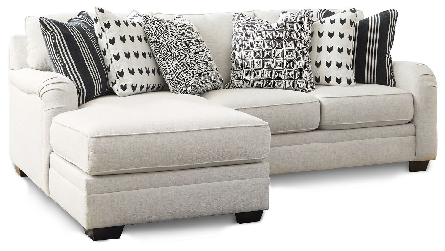 Huntsworth - Dove Gray - 2-Piece Sectional With Laf Corner Chaise