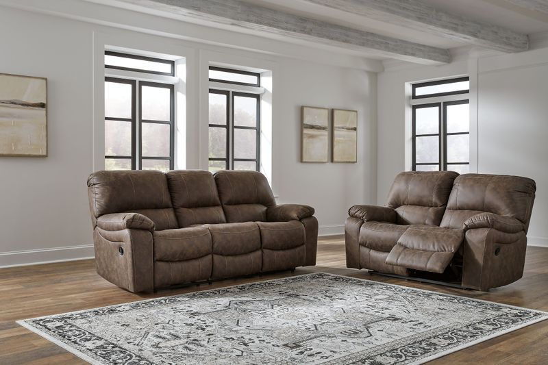 Kilmartin - Chocolate - 2 Pc. - Reclining Sofa, Reclining Loveseat