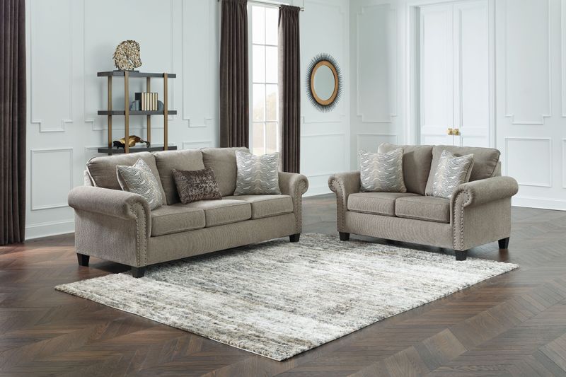 Shewsbury - Pewter - 2 Pc. - Sofa, Loveseat