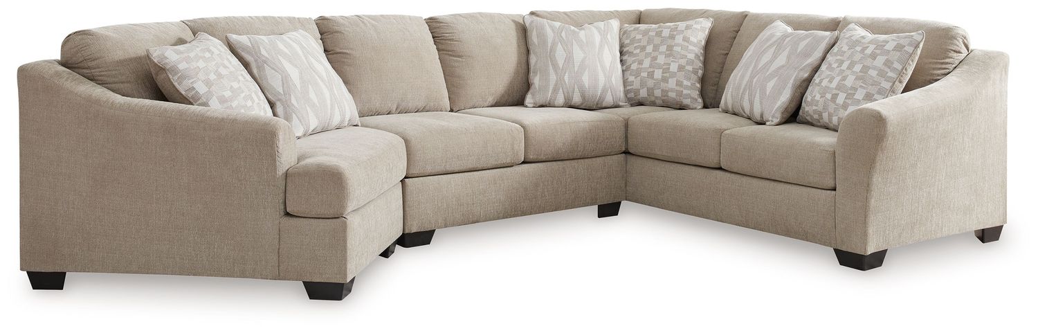Brogan Bay - Cork - 3-Piece Sectional With Laf Cuddler