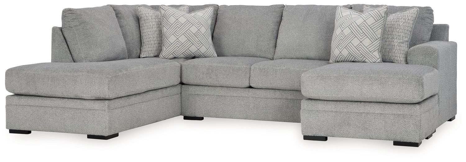 Casselbury - Cement - 2-Piece Sectional With Laf Corner Chaise