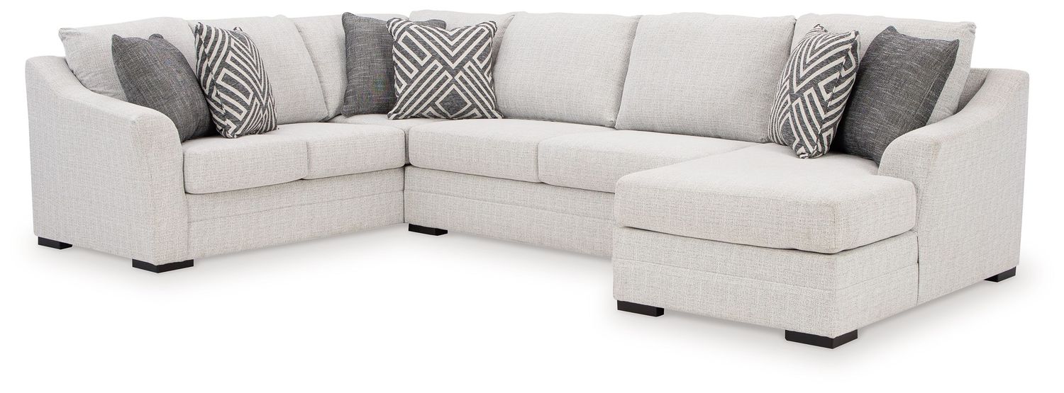 Koralynn - Stone - 3-Piece Sectional With Raf Corner Chaise