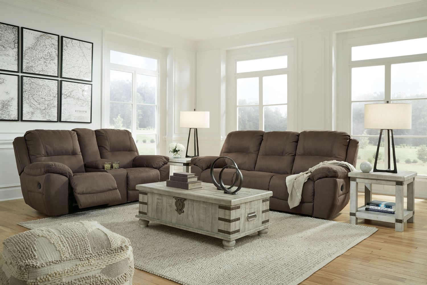 Next-gen Gaucho - Espresso - 2 Pc. - Reclining Sofa, Loveseat