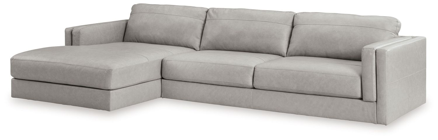 Amiata - Glacier - 2-Piece Sectional With Laf Corner Chaise