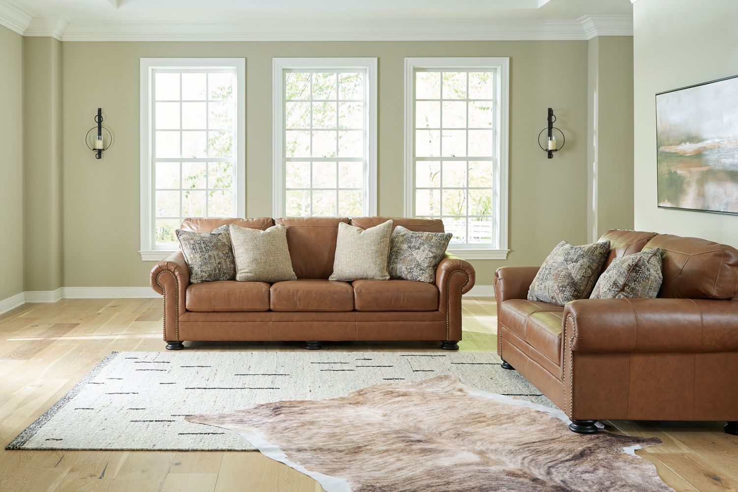 Carianna - Caramel - 2 Pc. - Sofa, Loveseat