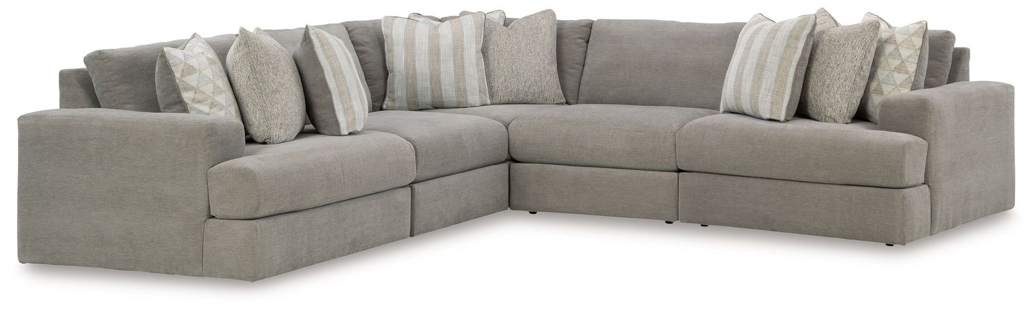 Avaliyah - Ash - 5-Piece Sectional