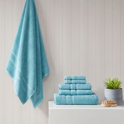 Aegean - 6 Piece Towel Set - Aqua