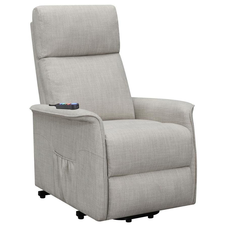 Herrera - Power Lift Recliner With Wired Remote - Beige