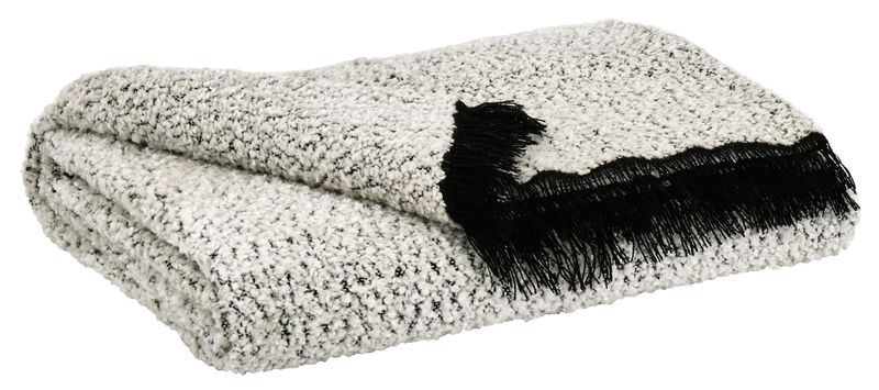 Leonita - Black / White - Throw (Set of 3)