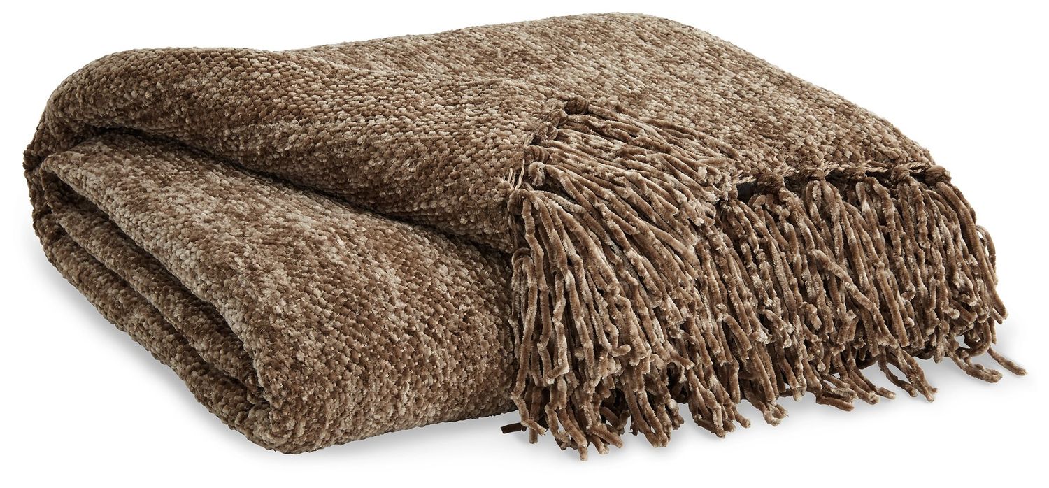 Tamish - Brown - Throw (Set of 3)