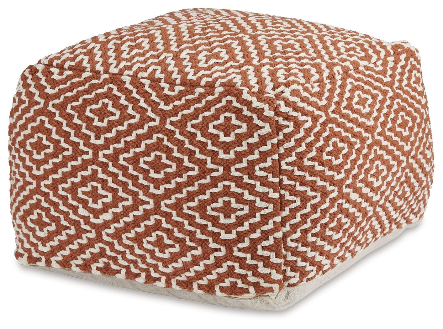 Brynnsen - Rust / Ivory - Pouf