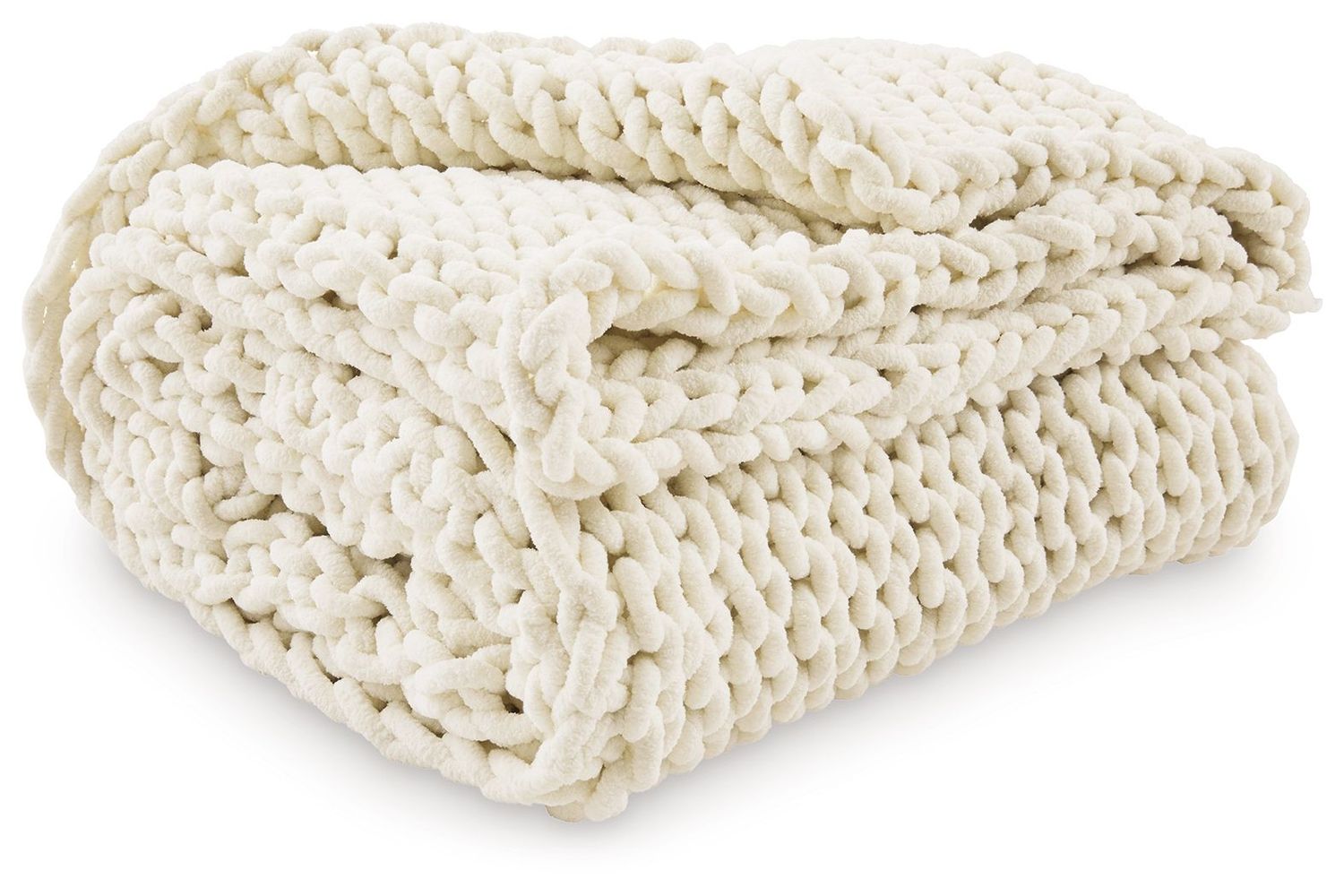 Chaddon - Ivory - Throw (Set of 3)