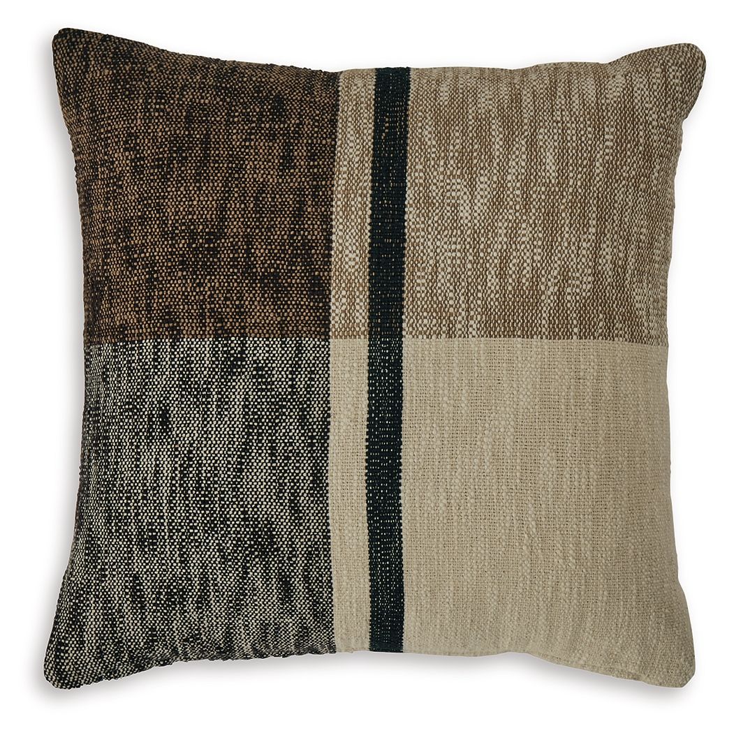 Adrielton - Black / Brown / Tan - Pillow (Set of 4)