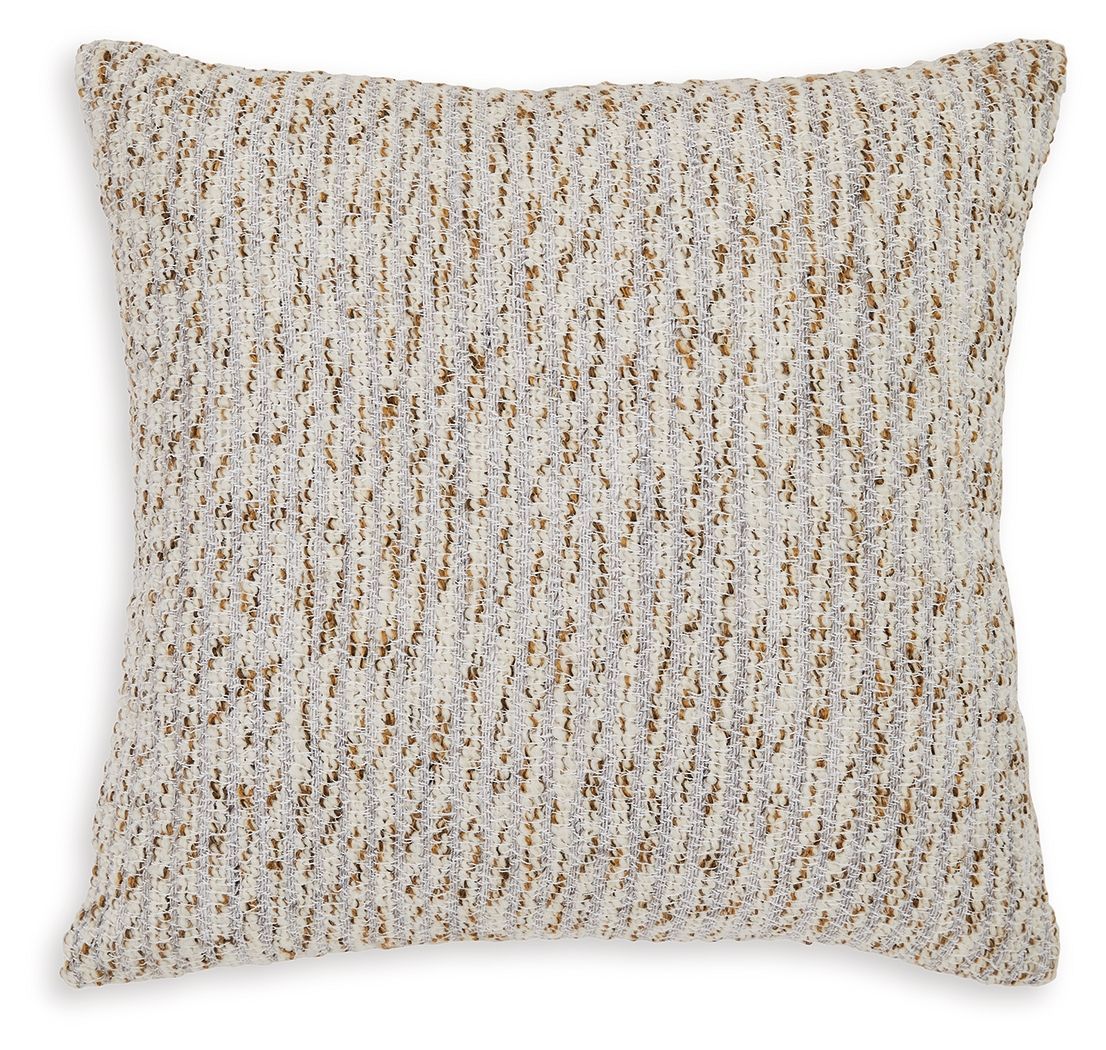 Abler - Ivory / Gray / Gold - Pillow (Set of 4)