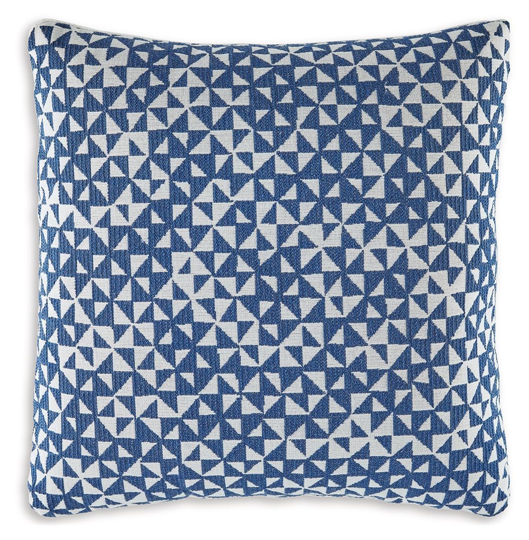 Jaycott Next-gen Nuvella - Blue / White - Pillow (Set of 4)