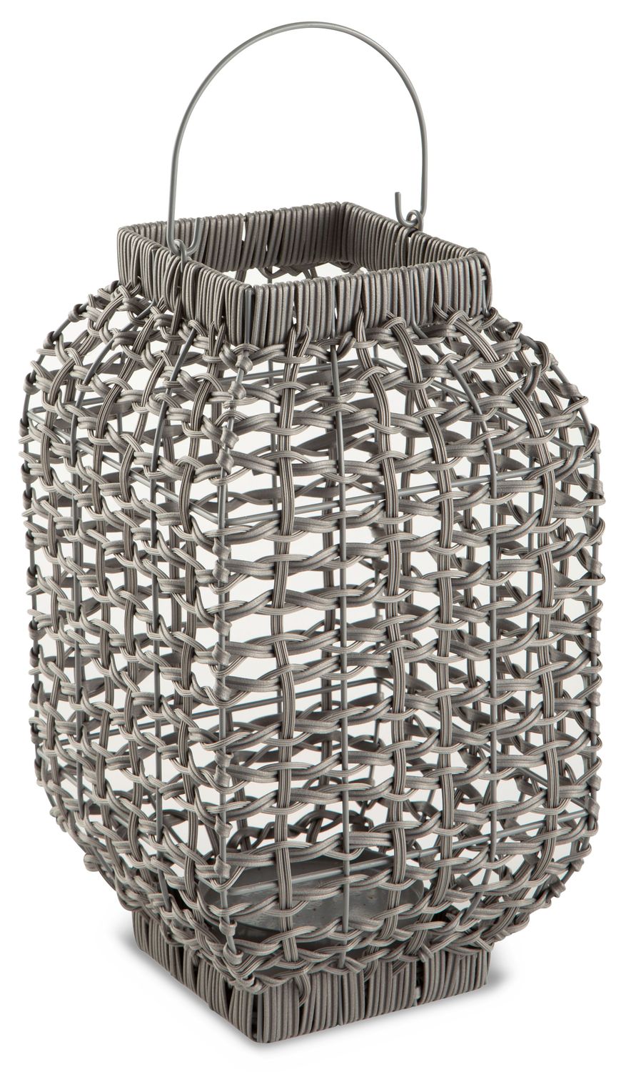 Evonne - Antique Gray - Lantern - Small