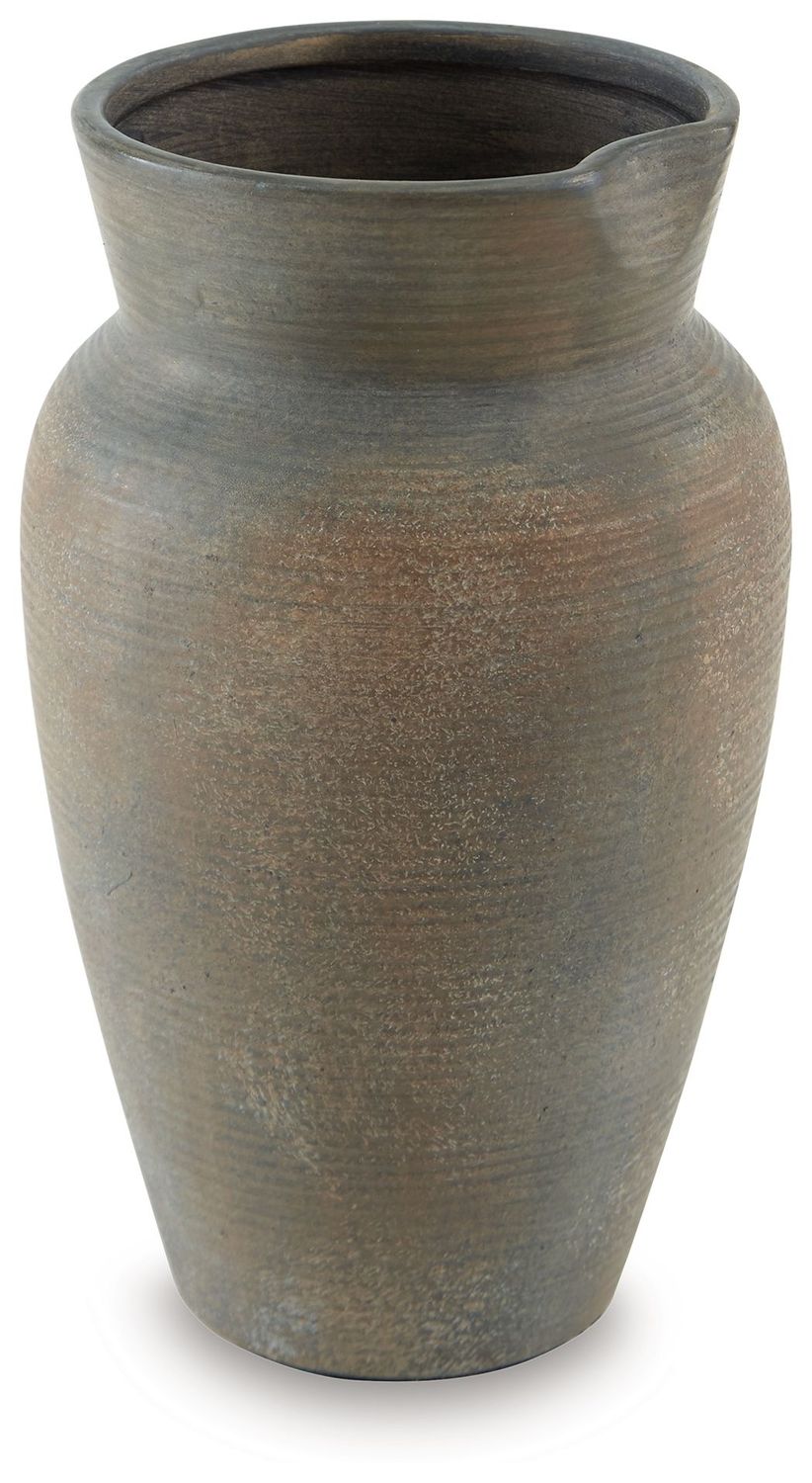 Brickmen - Antique Gray - Vase - 10"