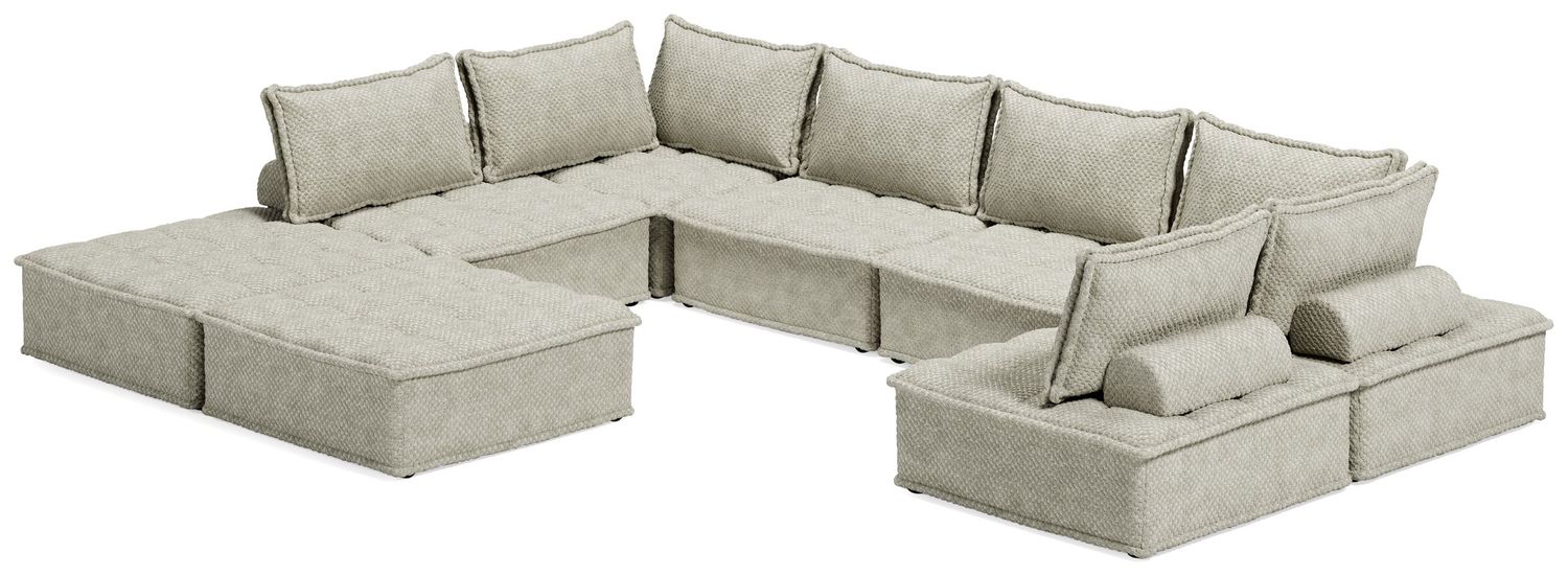 Bales - Taupe - 8-Piece Modular Seating